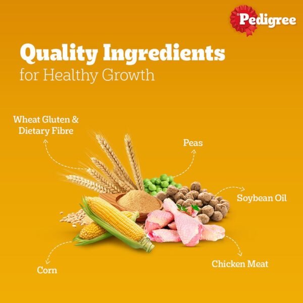 Pedigree Adult Dry Dog Food, Chicken & Vegetables - Image 4