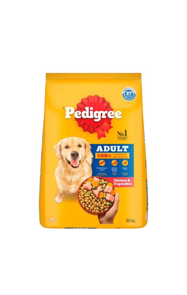 Pedigree Adult Dry Dog Food, Chicken & Vegetables