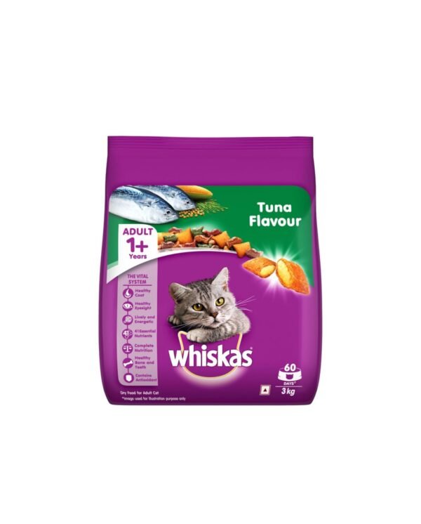 Whiskas Adult (1+ Years) Dry Cat Food, Tuna Flavour